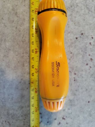Snap On Ratcheting Screwdriver Magnetic Bit Rare Extra Long 24 Inch Usa Ssdmr24