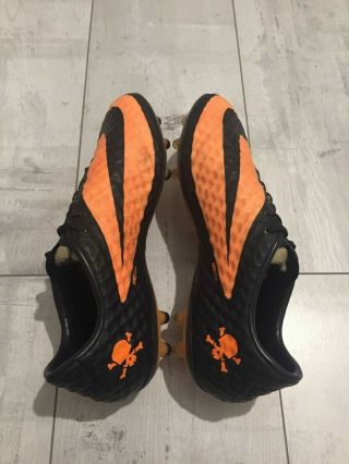 Nike Hypervenom Phantom Acc Fg Soccer Cleats Boots Nikeskin Orange Rare Neymar