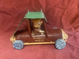 Rare 1962 Barney Rubble’s Wreck Car Tin Litho Marx W/ Box