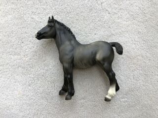 Rare Breyer Horse Dark Grey Clydesdale Foal Legacy Gift Set Ii Sears Sr Draft