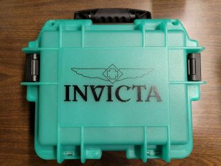 Invicta 3 Slot Watch Dive Case - Green Glow In The Dark - Rare