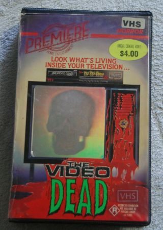 The Video Dead Vhs 1988 Rare Horror 80s Exploitation Gore Zombie Living Dead