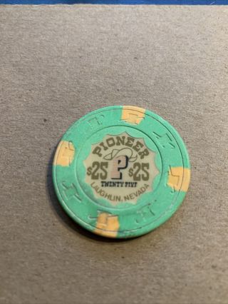 $25 Pioneer Laughlin Nevada Casino Chip Rare