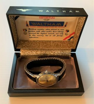 Rare,  Vintage Waltham 41 Jewels Watch Wristwatch,  Automatic,  Self Winding,