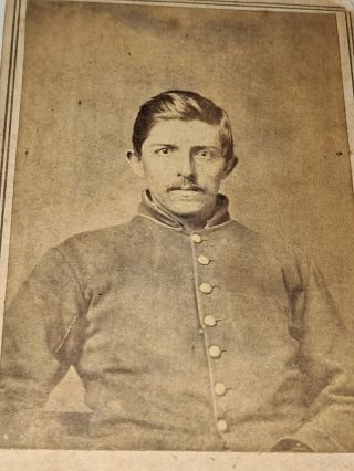 Rare 1860s Army Of The Cumberland Civil War Soldier Cdv
