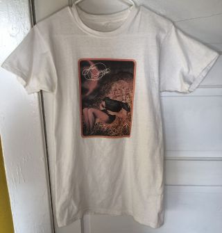 Vintage 1978 Dolly Parton T Shirt Single Stitch White Star City Iron On Rare 70s