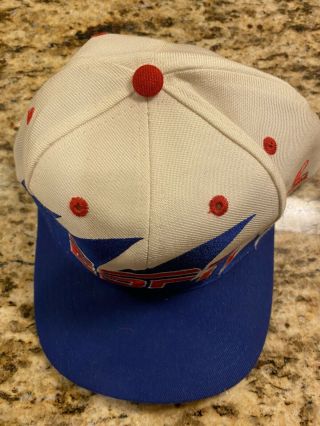 RARE Vintage 1990’s Logo Athletic ESPN Sharktooth Snapback Hat Cap 5