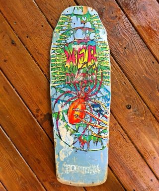 Og Dogtown Web Skateboard Deck - 1986 Dog Town Skates - Rare Vintage