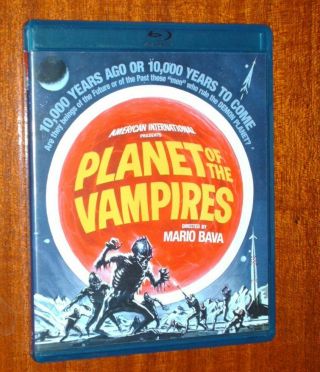 Planet Of The Vampires Blu - Ray Kino Mario Bava Oop Italian Horror Rare