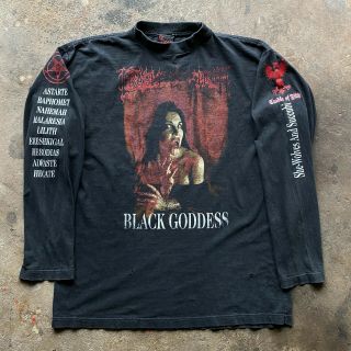 Cradle Of Filth Black Goddess - Rare Vintage 90 