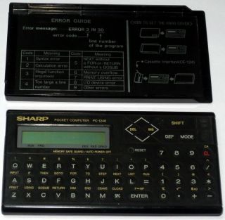 Rare Vintage " Sharp Pc - 1248 " Computer (gc)