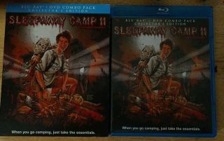 Sleepaway Camp Ii 2 Unhappy Campers Blu - Ray/dvd Rare Oop Scream/shout