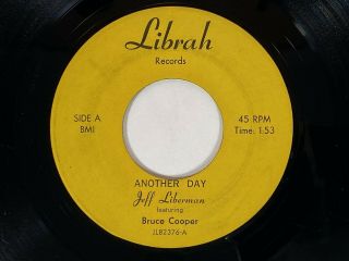 Jeff Liberman Another Day / Magic Librah Rare Private 70s Rock Psych Vg,  45 Hear