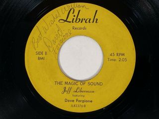 JEFF LIBERMAN Another Day / Magic Librah Rare Private 70s Rock Psych VG,  45 HEAR 2