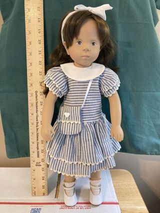 Vintage Gotz Doll 18 " By Sylvia Natterer From 1989 Rare