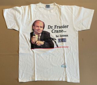 Frasier - Rare Promotional Shirt For 90s Tv Show (cheers / Kelsey Grammer)