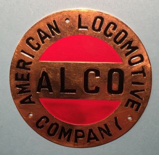 Alco American Locomotive Company Car Wheel Ornament Ca.  1906 - 13 Rare