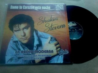 Shakin Stevens - Give Me Your Heart Tonight 12 " Ultra Rare Lp Promo (the Best)