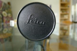 Leitz Leica M Body Cap Cover Brass Type 1 For Leica M2 M3 M4 Mp Black Paint Rare
