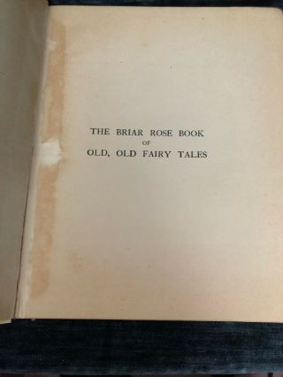 RARE Briar Rose Book of Old Old Fairy Tales illus.  Anne Anderson c.  1910 ShipsFREE 5