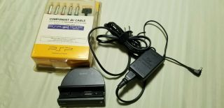 Sony Psp Go Docking Station/charging Cradle Base Psp - N340,  Cables (rare)