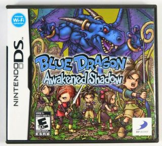 Nintendo Ds Blue Dragon Awakened Shadow 2010 Complete Rare