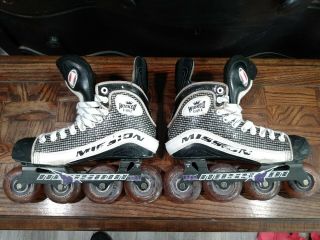 Mission Wicked Light Inline/roller Hockey Skates Size 8.  5 D Very Rare