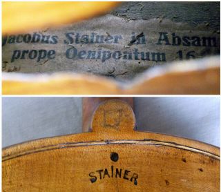 Old German Stainer Violin - See Video - Antique Rare Master バイオリン скрипка 309