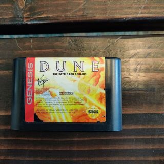 Dune The Battle For Arrakis Sega Genesis Authentic Rare