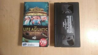 The Life Aquatic With Steve Zissou (2005) Wes Anderson Rare Vhs Htf