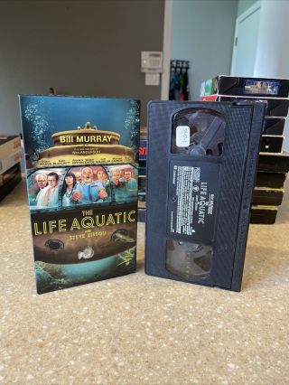The Life Aquatic With Steve Zissou 2005 Vhs Wes Anderson Rare Late Release