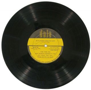 RARE JAZZ Billie Holiday/Stan Getz Billie and Stan 10 