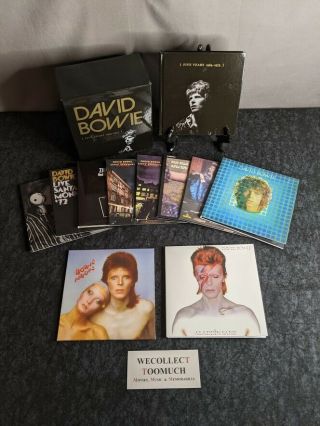 David Bowie Five Years 1969 - 1973 12 Cd Box Set Uk Import Like Rare