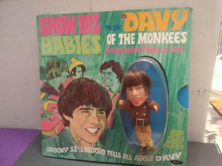 Hasbro Show Biz Babies The Monkees Davy Carded Rare Vintage Toys Dolls