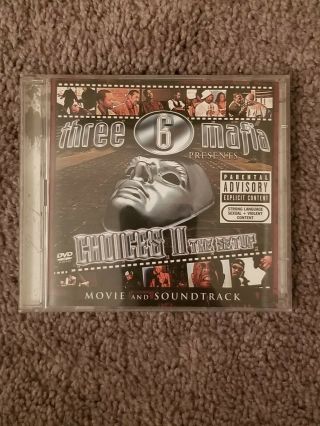 Three 6 Mafia Choices 2 The Setup Movie And Soundtrack Dvd/cd Rare Out Of Print