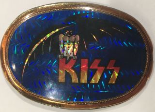 Kiss 1978 Pacific Bat Belt Buckle 1970s Rare Vintage