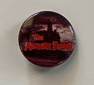 Rare Vintage 1965 Green Duck Pinback Addams Family Filmways Button Pin 2