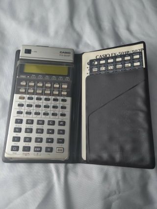 Vintage Casio Fx - 502p Scientific Programmable Calculator Made In Japan Rare