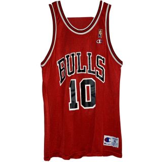 Bj Armstrong Rare 90s Vintage Champion Nba Jersey Size 44 Chicago Bulls