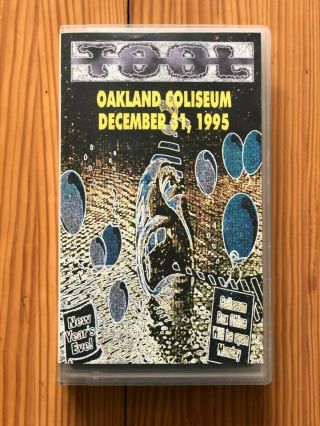 Tool - Live Concert Vhs Video - 12/31/95 - Oakland,  Ca - Rare