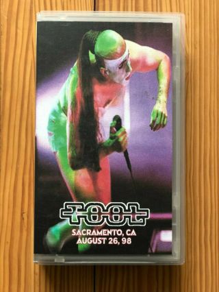 Tool - Live Concert Vhs Video - 8/26/98 - Sacramento,  Ca - Rare