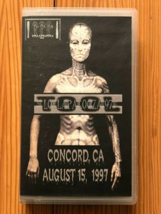 Tool - Live Concert Vhs Video - 8/15/97 - Concord,  Ca - Lollapalooza - Rare
