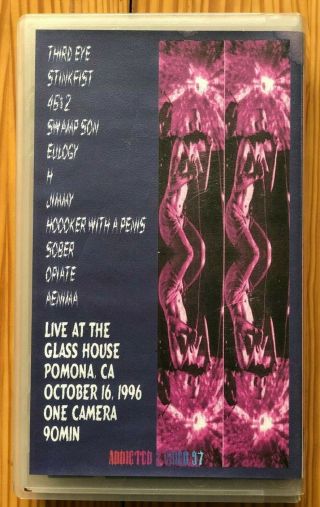 Tool - Live Concert VHS Video - 10/16/96 - The Glass House - Pomona,  CA - RARE 2