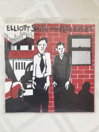 Elliott Smith & Pete Krebs 7in Vinyl Lp - Rare - Shytown,  No Confidence Man