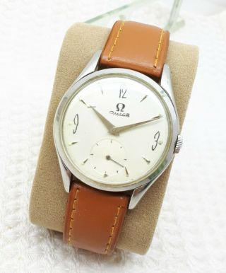 Vtg Omega Bumper Cal.  260 Sub Second Ω Swiss Made Men’s Wrist Watch Rare Swiss