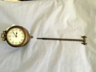 Antique Junghans Mystery Swinger Clock Upside Down Movement Uhr Rare