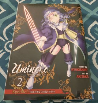 Rare Oop Umineko When They Cry Manga Episode 5 Volume 2 End Of The Golden Witch