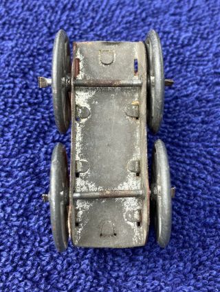 Rare Vintage Early Loop - Loop Tin Car With Tin Tracking (1920’s Marx?) 6