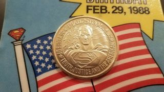 EXTREMELY RARE Superman 50th - 24kt Gold Plated Bronze Medallion 3