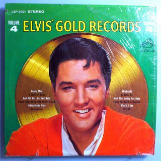 Elvis Presley Gold Records Vol.  4 Rare Orig 